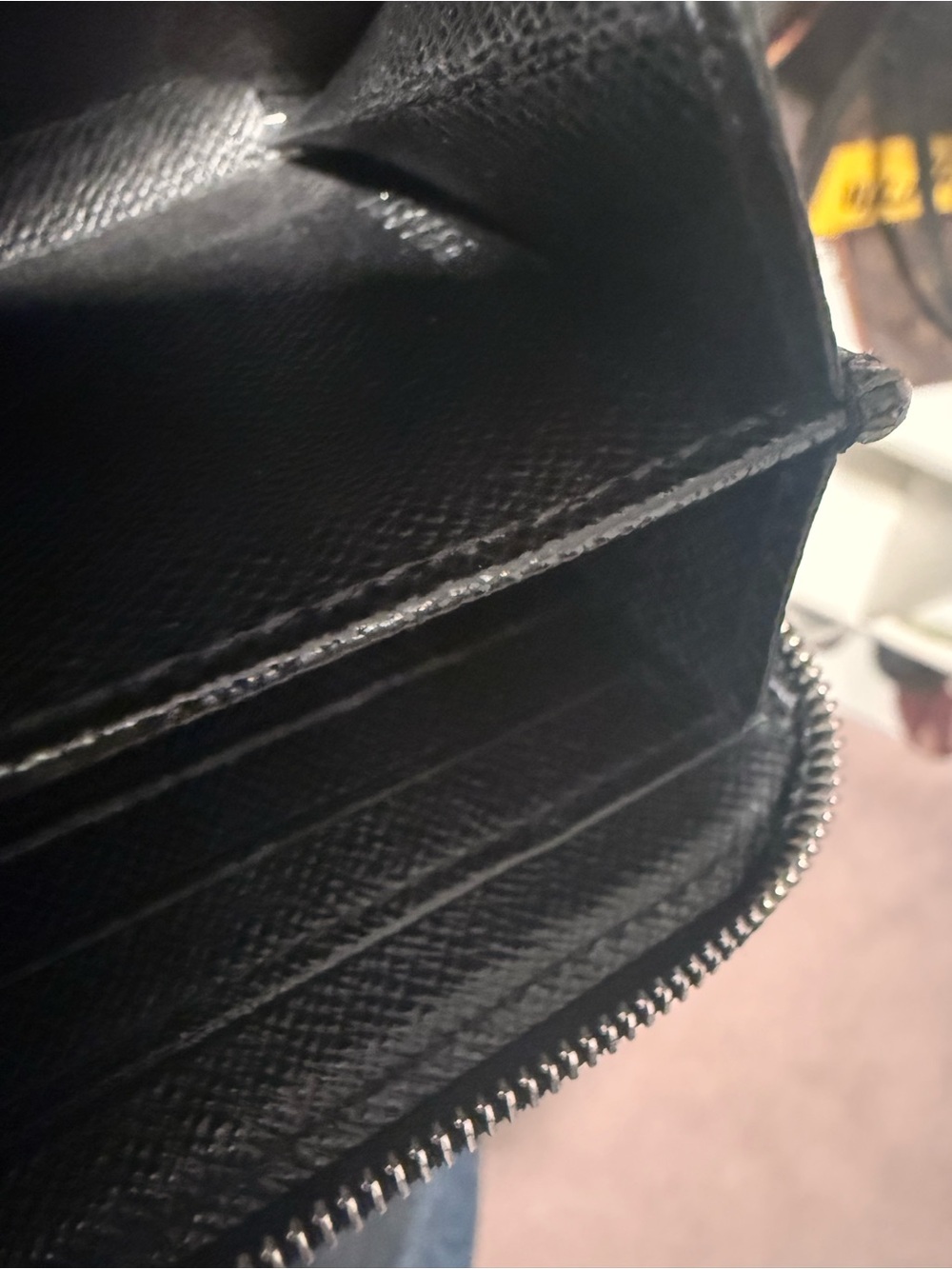 Bundle Louis Vuitton Black Epi Leather Crossbody with Gold Hardware and wallet - Picture 10 of 11